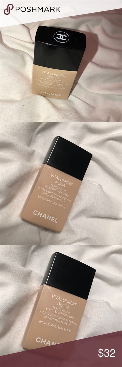 chanel vitalumiere aqua foundation review blog|Chanel vitalumiere aqua 10 beige.